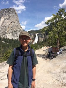 Earl Fong with Nevada Fall